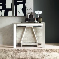 Altacom Table Pour Petit Espace*Trek Console extensible transformable en table en mélaminé