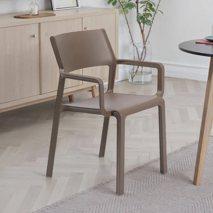 Chaise De Cuisine|Chaise De Salle à Manger*Trill Fauteuil moderne empilable en polypropylène