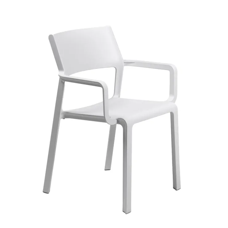 Chaise De Cuisine|Chaise De Salle à Manger*Trill Fauteuil moderne empilable en polypropylène