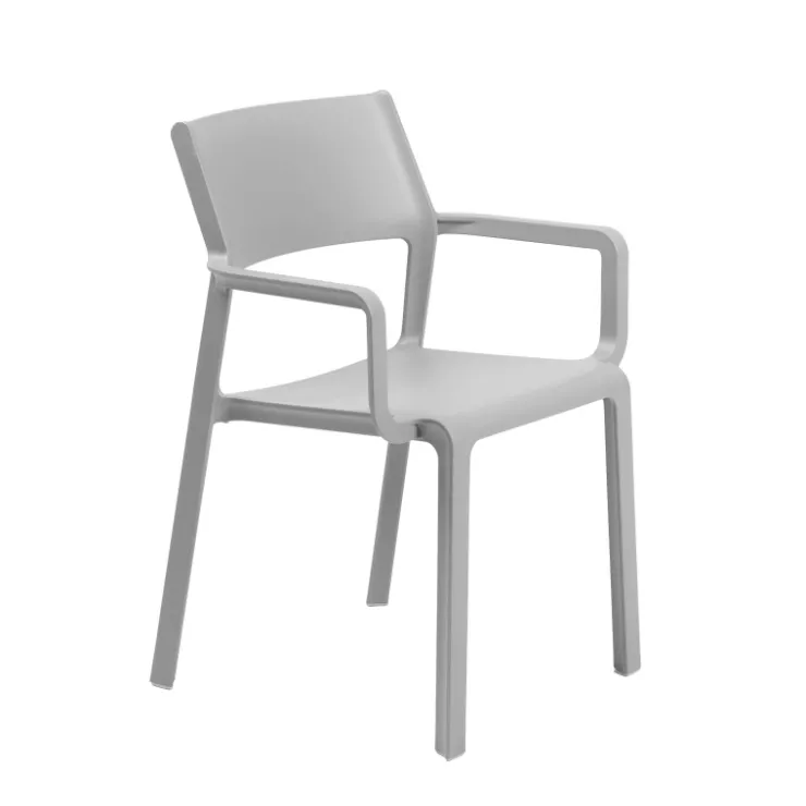 Chaise De Cuisine|Chaise De Salle à Manger*Trill Fauteuil moderne empilable en polypropylène