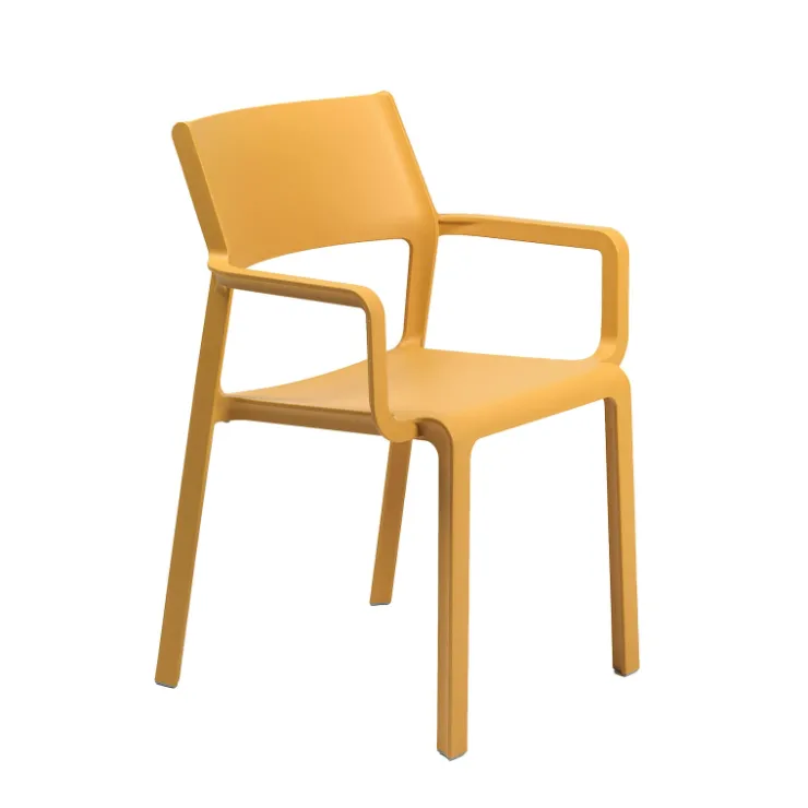 Chaise De Cuisine|Chaise De Salle à Manger*Trill Fauteuil moderne empilable en polypropylène