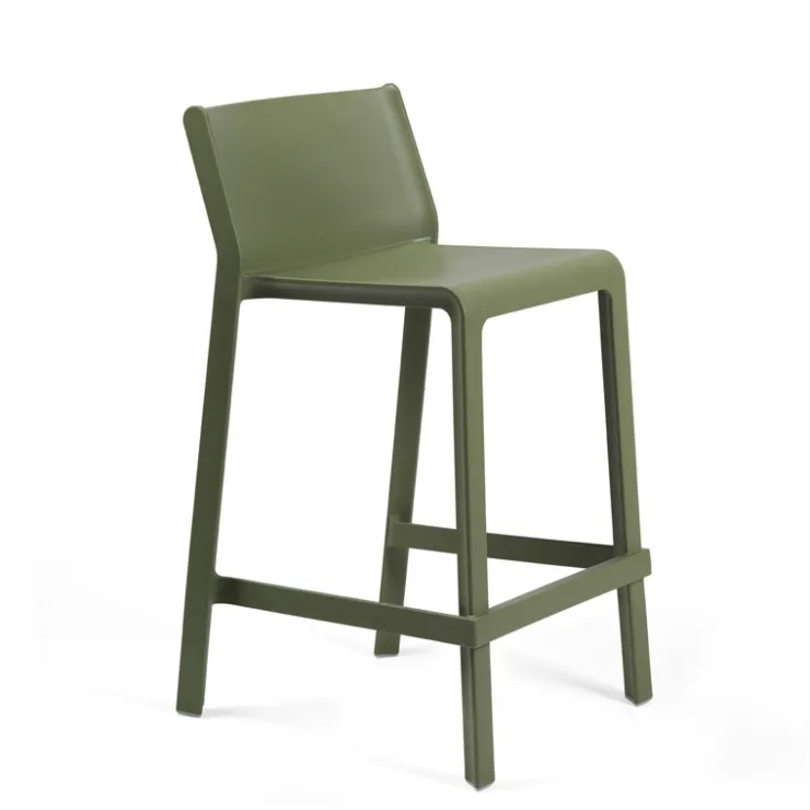 Tabouret Snack (assise +/- 65 Cm)|Tabouret De Bar (assise +/- 80 Cm)*Trill mini Tabouret snack en polypropylène empilable