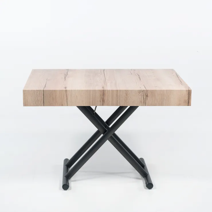Altacom Table De Salon|Table Pour Petit Espace*Ulisse Table relevable en mélaminé avec allonges
