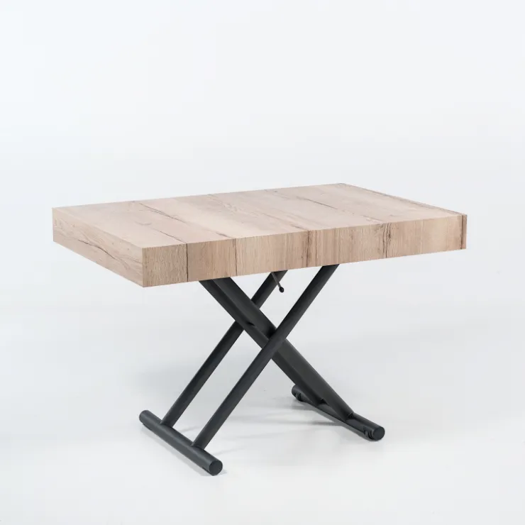 Altacom Table De Salon|Table Pour Petit Espace*Ulisse Table relevable en mélaminé avec allonges