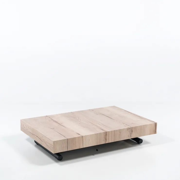 Altacom Table De Salon|Table Pour Petit Espace*Ulisse Table relevable en mélaminé avec allonges
