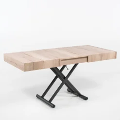 Altacom Table De Salon|Table Pour Petit Espace*Ulisse Table relevable en mélaminé avec allonges