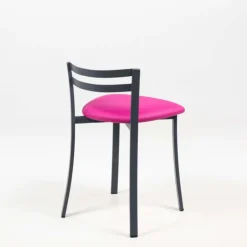 Carrier Chaise De Cuisine*Urane ® Chaise de cuisine avec dossier bas en métal fabriquée en France