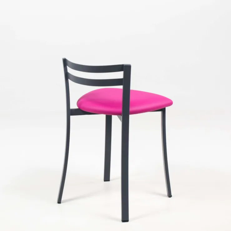 Carrier Chaise De Cuisine*Urane ® Chaise de cuisine avec dossier bas en métal fabriquée en France