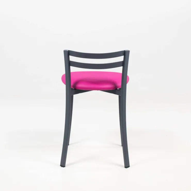 Carrier Chaise De Cuisine*Urane ® Chaise de cuisine avec dossier bas en métal fabriquée en France