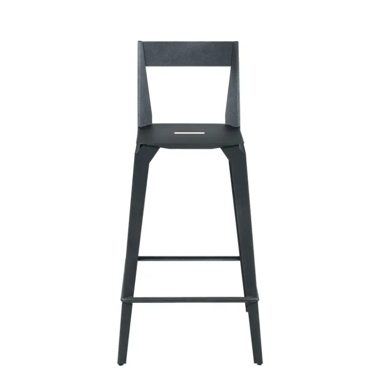 Carrier Tabouret De Bar (assise +/- 80 Cm)|Tabouret Snack (assise +/- 65 Cm)*Valence ® Tabouret snack industriel français en métal avec dossier