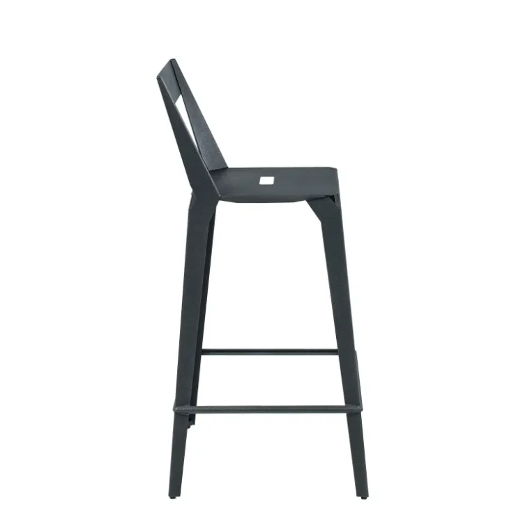 Carrier Tabouret De Bar (assise +/- 80 Cm)|Tabouret Snack (assise +/- 65 Cm)*Valence ® Tabouret snack industriel français en métal avec dossier