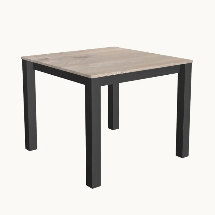 Perfecta Table De Salle à Manger*Verona Table carrée avec pieds métal conçue en Belgique