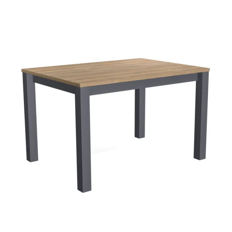 Perfecta Table De Salle à Manger*Verona Table rectangulaire en stratifié et pieds métal fabrication belge