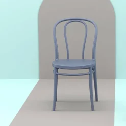 Chaise De Cuisine*Victor Chaise bistrot en polypropylène empilable