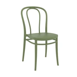 Chaise De Cuisine*Victor Chaise bistrot en polypropylène empilable