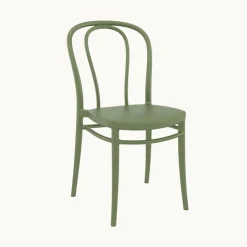 Chaise De Jardin*Victor Chaise de jardin bistrot empilable en polypropylène
