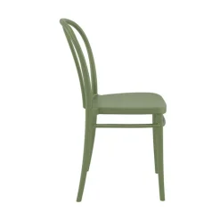 Chaise De Jardin*Victor Chaise de jardin bistrot empilable en polypropylène