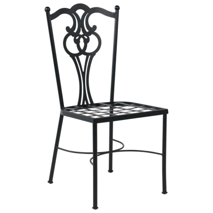 Jayso Chaise De Salle à Manger*Viena Chaise provençale en métal