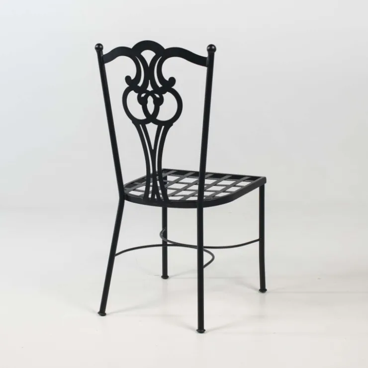 Jayso Chaise De Salle à Manger*Viena Chaise provençale en métal
