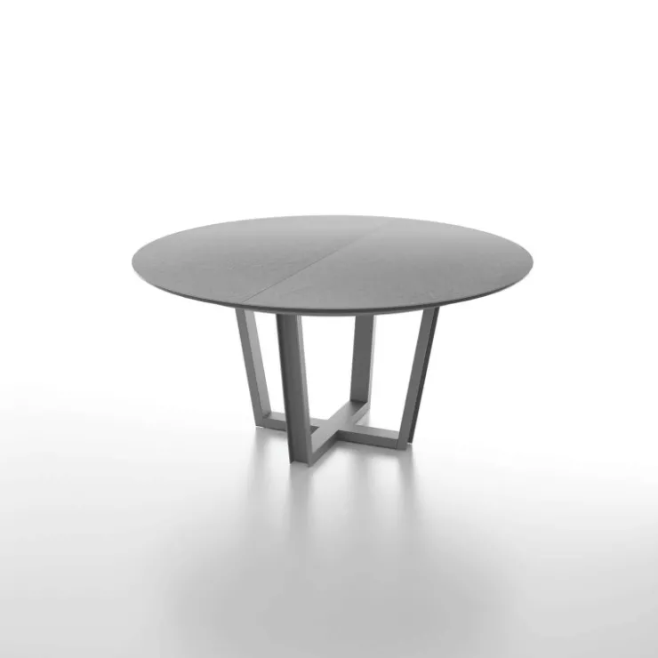 Dexo Table De Salle à Manger*Viktor Table design extensible ronde en céramique piétement moderne