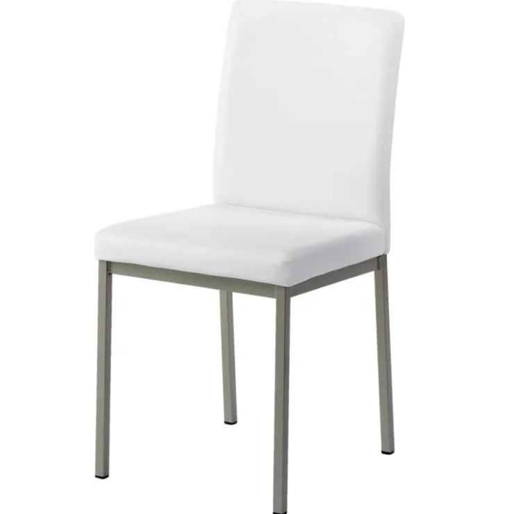 Perfecta Chaise De Cuisine|Chaise De Salle à Manger*Villa Chaise contemporaine en métal et revêtement simili
