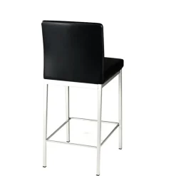 Perfecta Tabouret Snack (assise +/- 65 Cm)|Tabouret De Bar (assise +/- 80 Cm)*Villa Tabouret snack rembourré en simili et métal