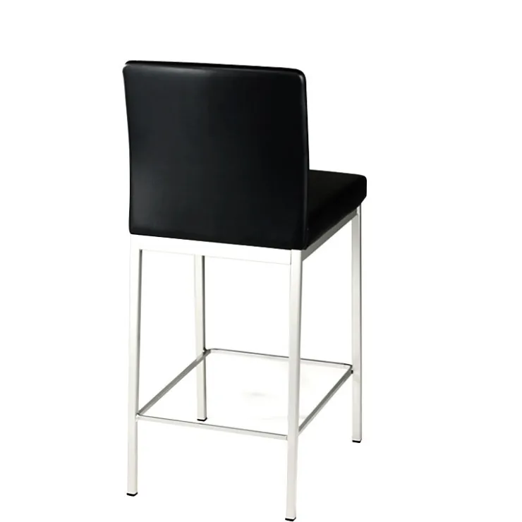 Perfecta Tabouret Snack (assise +/- 65 Cm)|Tabouret De Bar (assise +/- 80 Cm)*Villa Tabouret snack rembourré en simili et métal