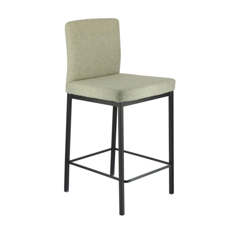 Perfecta Tabouret Snack (assise +/- 65 Cm)|Tabouret De Bar (assise +/- 80 Cm)*Villa Tabouret snack tissu avec pieds en métal