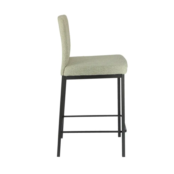 Perfecta Tabouret Snack (assise +/- 65 Cm)|Tabouret De Bar (assise +/- 80 Cm)*Villa Tabouret snack tissu avec pieds en métal