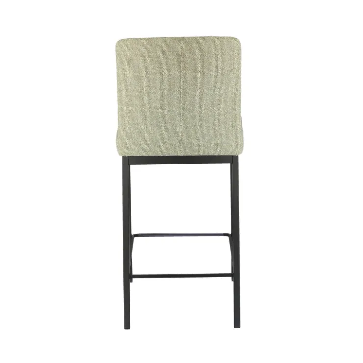 Perfecta Tabouret Snack (assise +/- 65 Cm)|Tabouret De Bar (assise +/- 80 Cm)*Villa Tabouret snack tissu avec pieds en métal