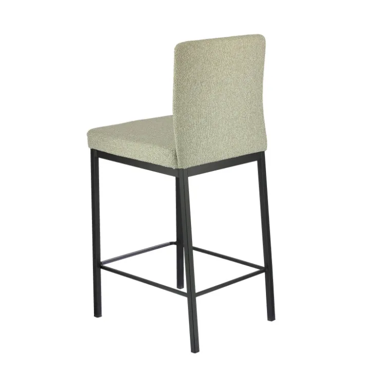 Perfecta Tabouret Snack (assise +/- 65 Cm)|Tabouret De Bar (assise +/- 80 Cm)*Villa Tabouret snack tissu avec pieds en métal