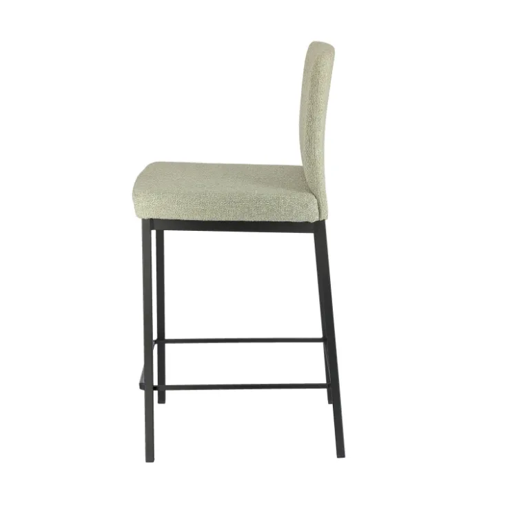 Perfecta Tabouret Snack (assise +/- 65 Cm)|Tabouret De Bar (assise +/- 80 Cm)*Villa Tabouret snack tissu avec pieds en métal