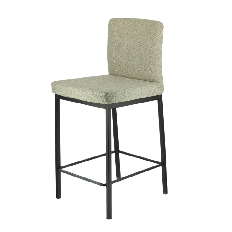 Perfecta Tabouret Snack (assise +/- 65 Cm)|Tabouret De Bar (assise +/- 80 Cm)*Villa Tabouret snack tissu avec pieds en métal