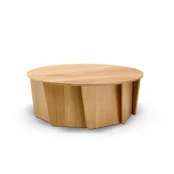 Dasras Table De Salon*Volute Table basse design ronde en bois