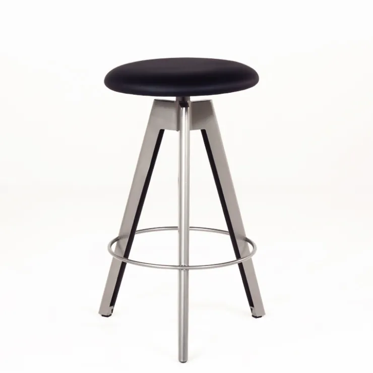 Carrier Tabouret De Bar (assise +/- 80 Cm)|Tabouret Snack (assise +/- 65 Cm)*Vérone ® Tabouret snack pivotant en synthétique et métal
