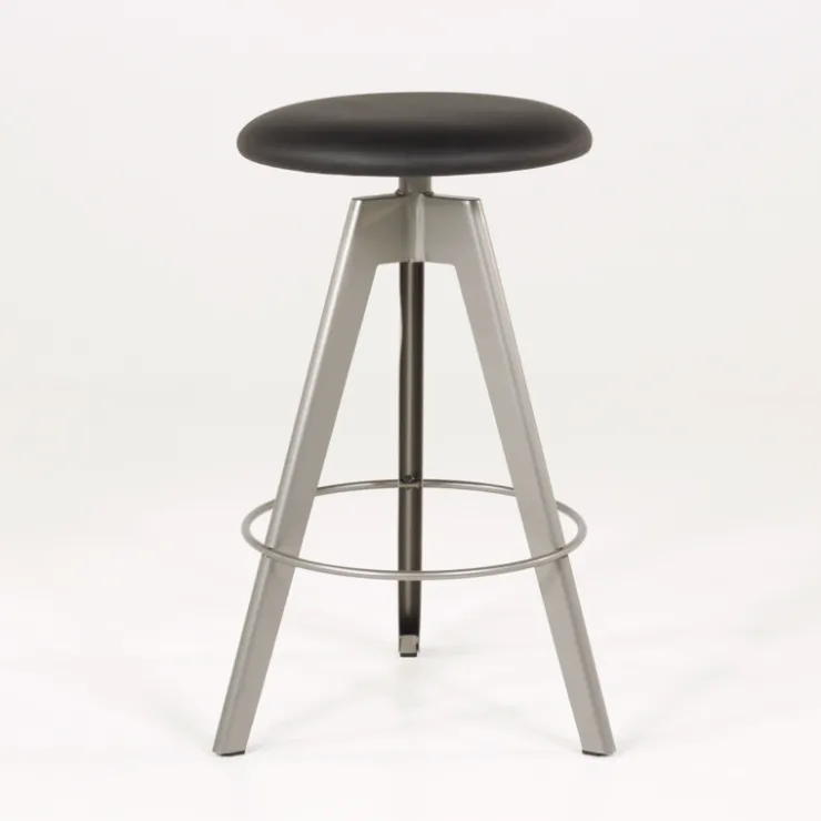 Carrier Tabouret De Bar (assise +/- 80 Cm)|Tabouret Snack (assise +/- 65 Cm)*Vérone ® Tabouret snack pivotant en synthétique et métal