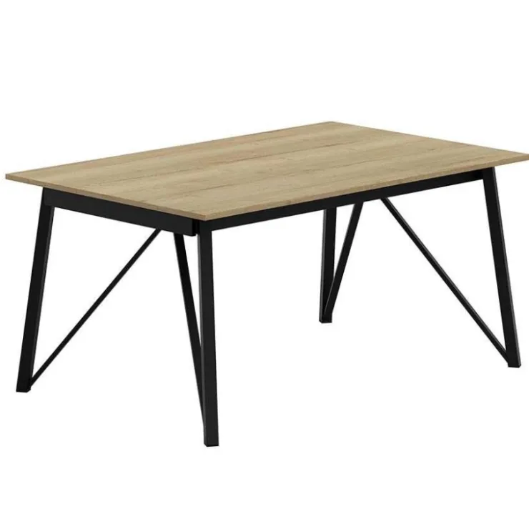 Perfecta Table De Salle à Manger*Wacko Table design industriel extensible avec pieds en métal