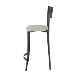Carrier Tabouret Snack (assise +/- 65 Cm)|Tabouret De Bar (assise +/- 80 Cm)*Wasabi ® Tabouret haut assise en tissu et structure en métal fabrication française