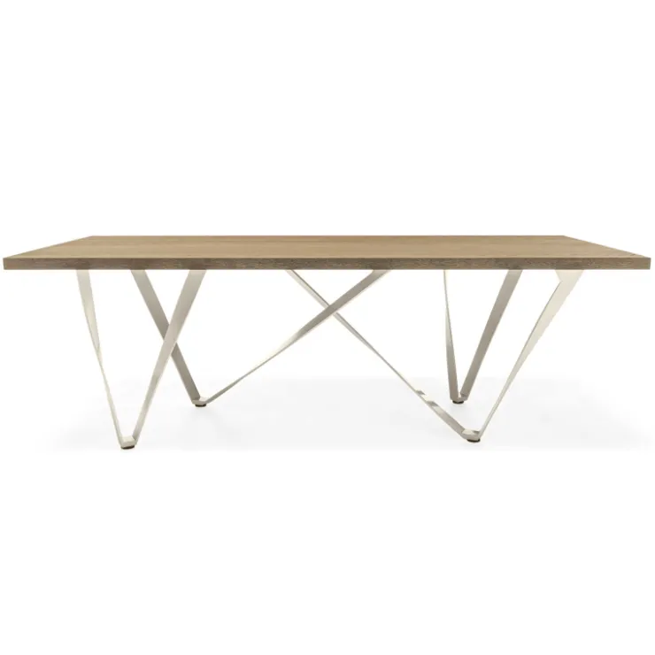 Tomasella Table De Salle à Manger*Wave Table design extensible avec pied en métal