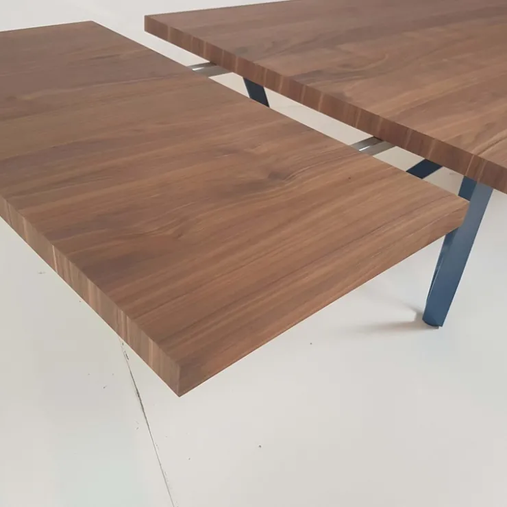 Tomasella Table De Salle à Manger*Wave Table design extensible avec pied en métal
