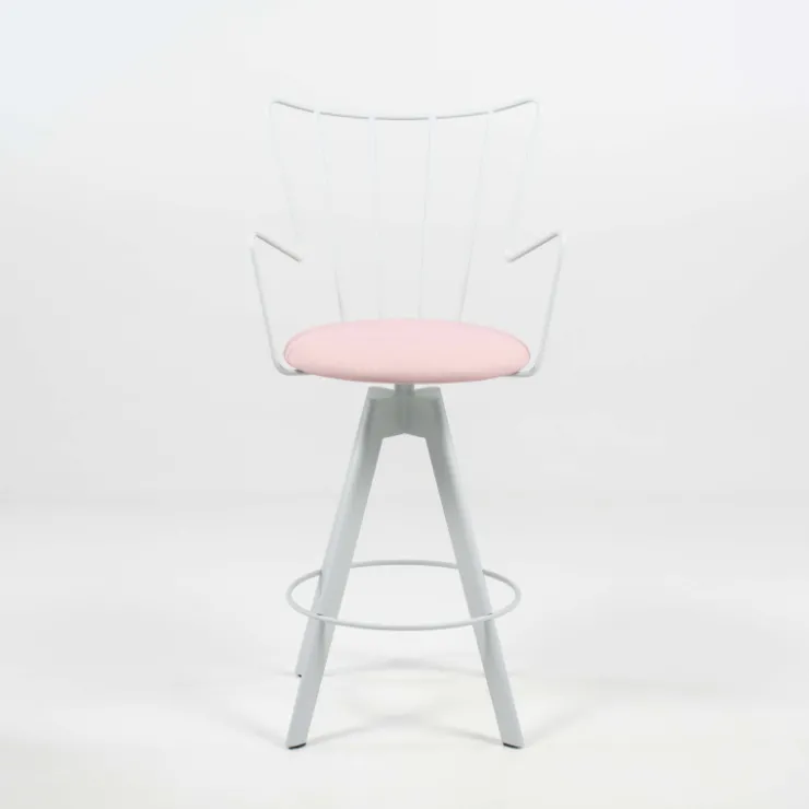 Carrier Tabouret De Bar (assise +/- 80 Cm)|Tabouret Snack (assise +/- 65 Cm)*Well ® Tabouret snack design pivotant en synthétique et métal
