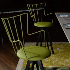 Carrier Tabouret De Bar (assise +/- 80 Cm)|Tabouret Snack (assise +/- 65 Cm)*Well ® Tabouret snack design pivotant en synthétique et métal