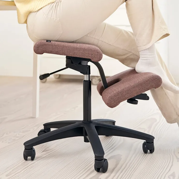 Varier Chaise De Bureau*Wing ® Siège ergonomique en tissu sur roulettes