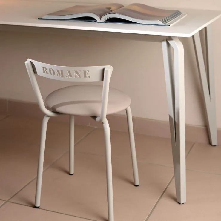 Carrier Chaise De Cuisine|Chaise Salon*Xoxo ® Chaise pour enfant française en métal avec assise rembourrée