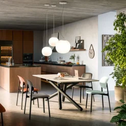 Chaise De Cuisine|Chaise De Salle à Manger*Zero Connubia® Chaise moderne empilable en polypropylène recyclé