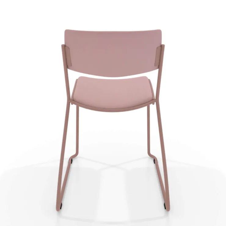 Perfecta Chaise De Cuisine|Chaise De Salle à Manger*Zoom Chaise moderne en simili avec pieds traîneau