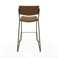 Perfecta Tabouret Snack (assise +/- 65 Cm)*Zoom Tabouret snack moderne en simili avec pieds en traîneau